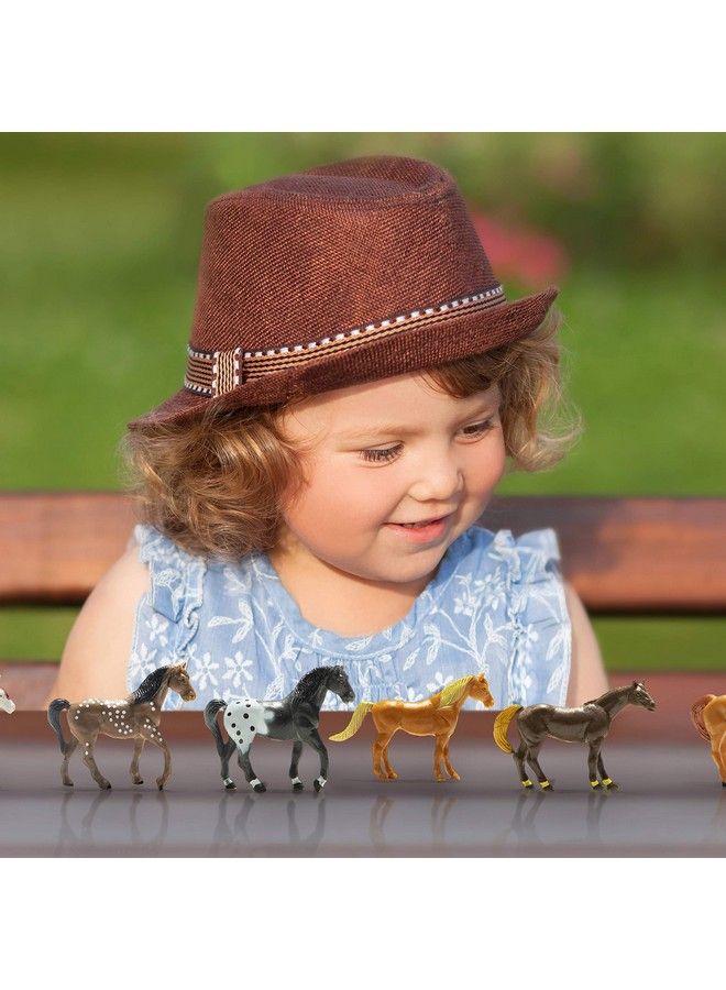 Prextex Plastic Horses Party Favors 16 Count (All Different Horses In Various Poses And Colors) Best Toy Gift For Boys - Image 5