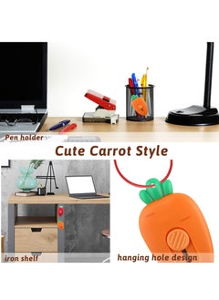 KASTWAVE 6 Pieces Mini Retractable Utility Knife Cute Box Cutter Mini Box Cutter Retractable Magnetic Cartoon Cute Box Opener  - Image 2