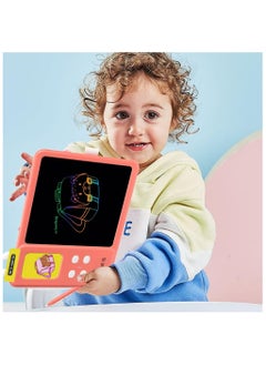 Generic Interactive LCD Drawing Tablet for Kids - Advanced Pressure-Sensitive Writing Pad for Creative Expression, Ideal Gift for Boys and Girls Ages 3 and Up Color (Pink,Bliue)  - Image 1