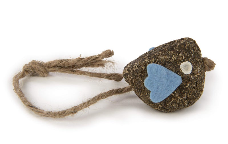 Petlinks HappyNip Birdie Bliss Compressed Catnip & Silvervine Blend Cat Toy - Natural, One Size - Image 4