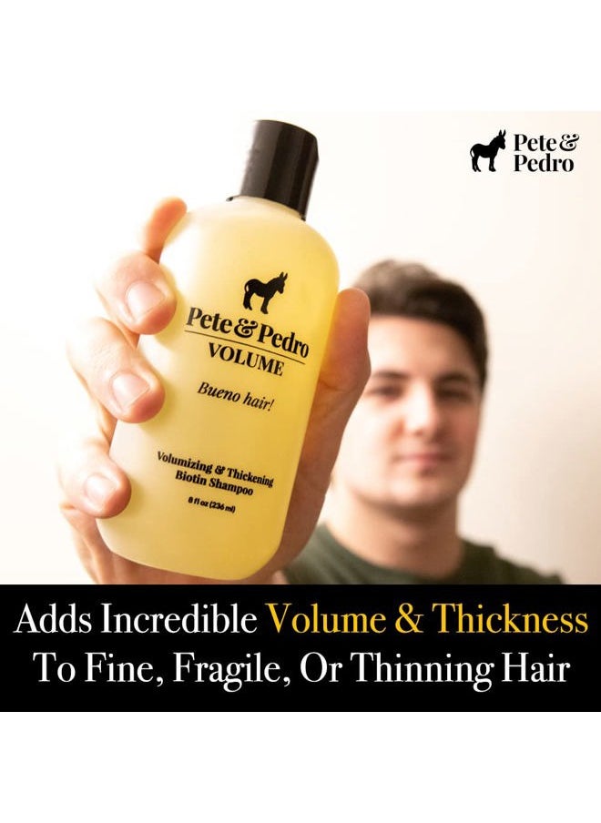 Pete & Pedro - VOLUME - Volumizing & Thickening Biotin Hair Strengthening Men's Shampoo | As Seen on Shark Tank, 8.5 oz. - Image 1