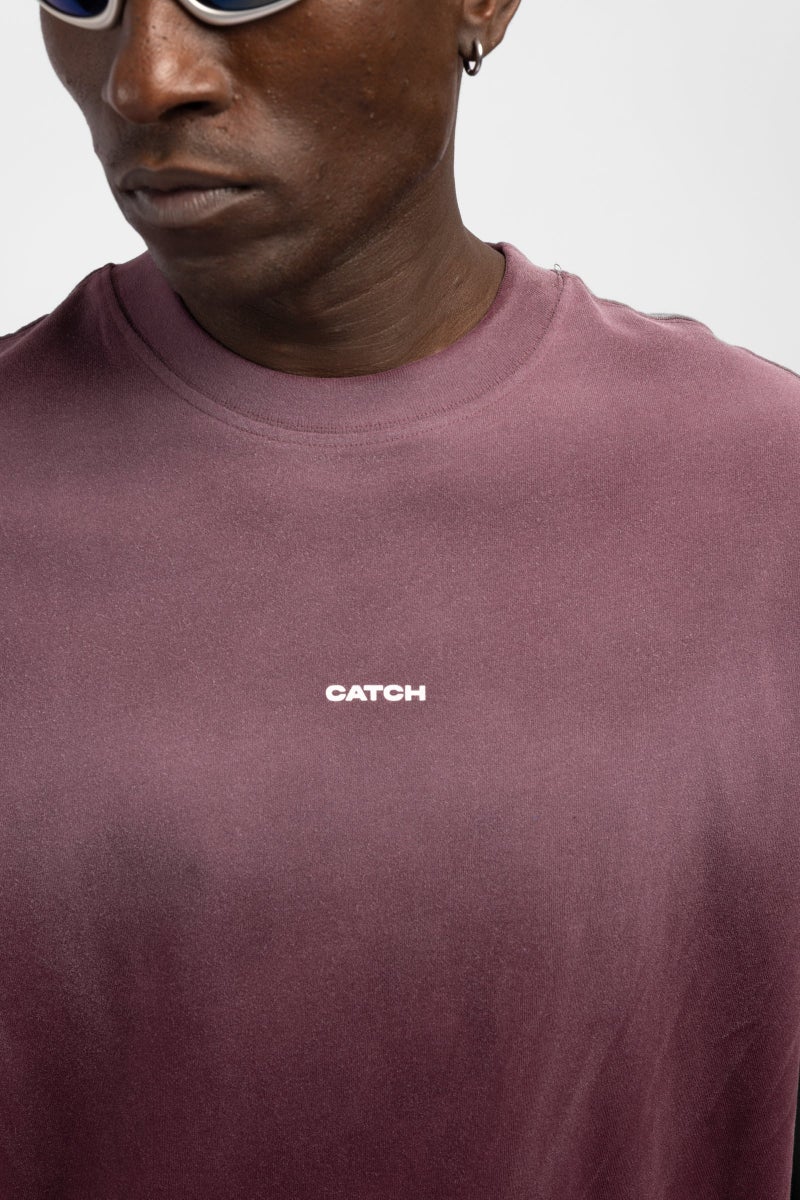 Catch Gradient Wash Logo Printed T-Shirt - Image 2