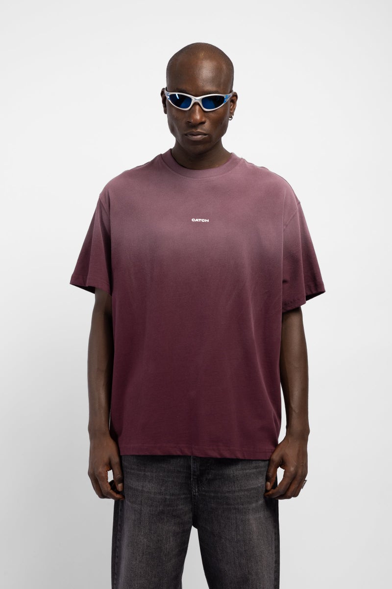 Catch Gradient Wash Logo Printed T-Shirt - Image 3