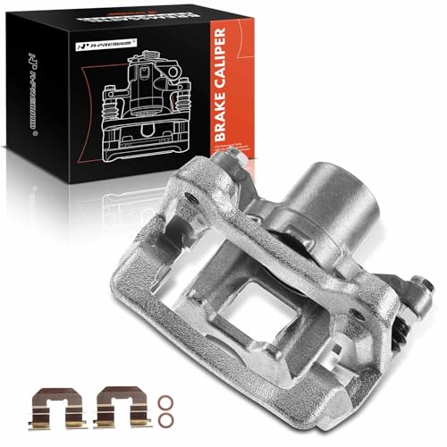 A-Premium Disc Brake Caliper Assembly with Bracket Compatible with Select Hyundai and Kia Models - Sonata 2011-2015, Optima 2011-2015 - Rear Left Driver Side - Image 1
