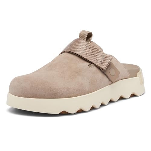 Sorel Womens Viibe Clog SlipOns Omega Taupe Bleached Ceramic Size 8