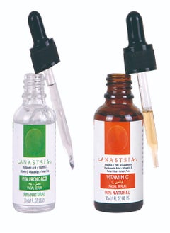 ANATASIA Vitamin C-Facial Serum+ Hyaluronic Acid Serum  - Image 3