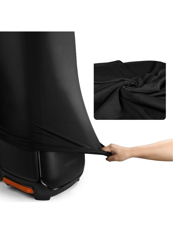 Dust Cover Protective Case for JBL Partybox 710, Portable Party Speaker Stretch Speaker Cover Dust Case with Elastic Band Speaker Case Slip Sleeve (Black) - Image 5