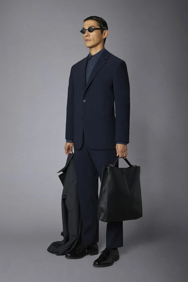 Doppelganger Men's single-breasted suit regular fit - Blue