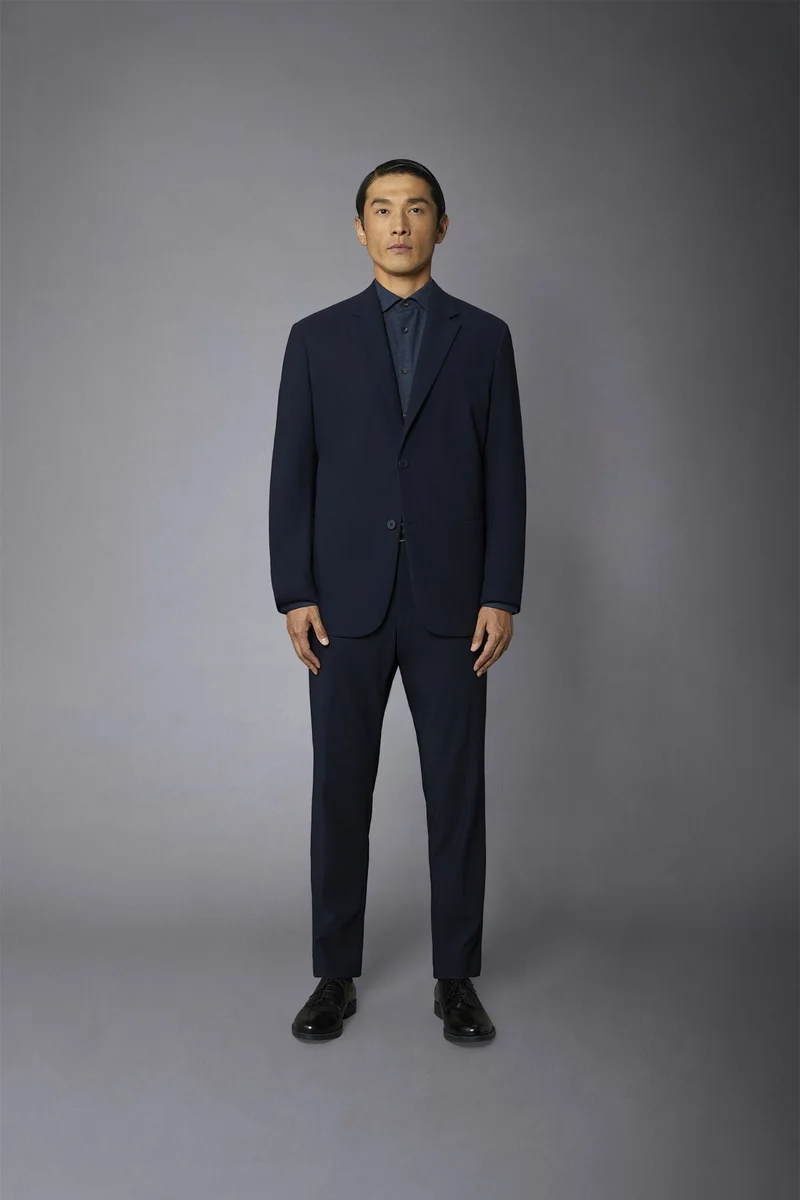 Doppelganger  Men's single-breasted suit regular fit - Blue for Men | Best Price UAE