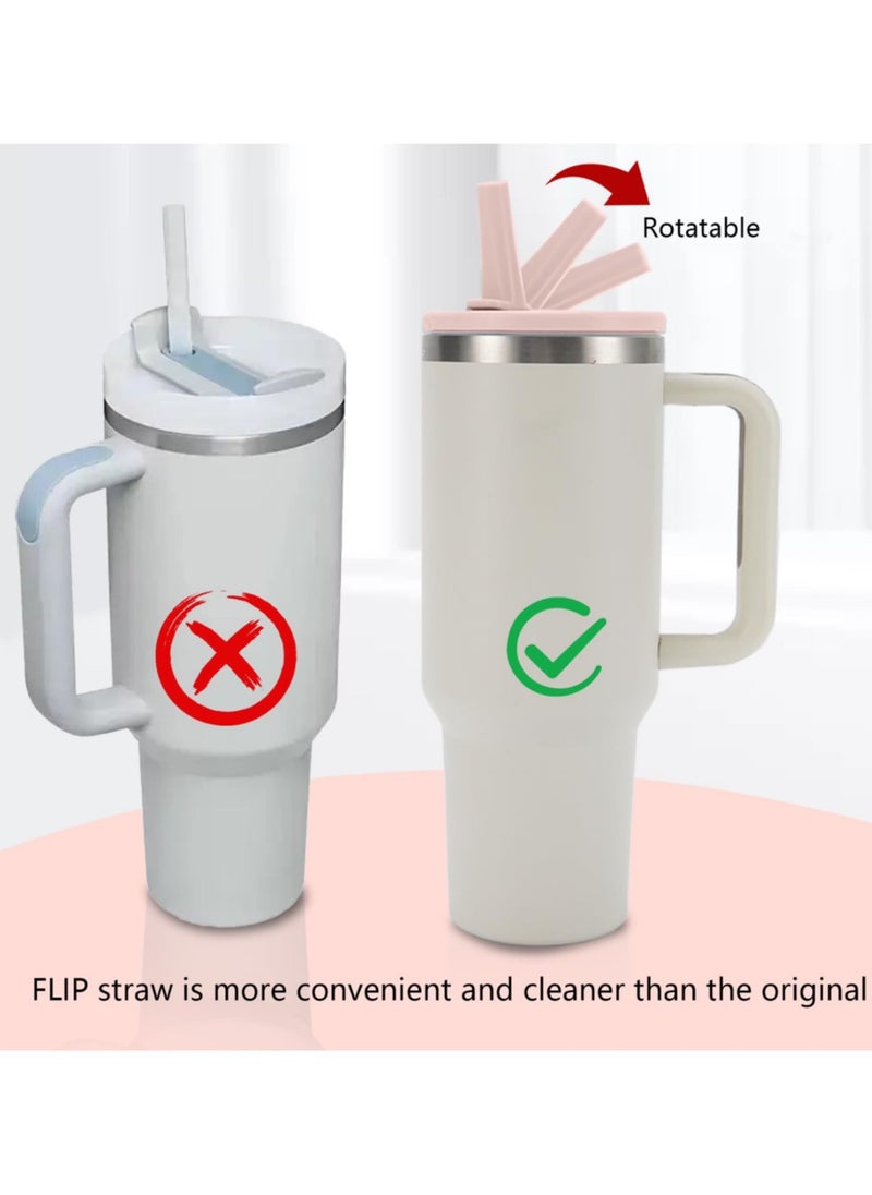 Generic Replacement 40oz Leak Proof Tumbler Lid,Fit For Stanley 40oz 64oz Adventure Quencher and Quencher 2.0 Tumbler,White  - Image 5