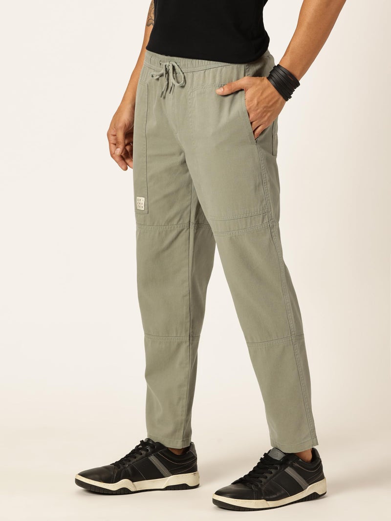 Thomas Scott Men's Relaxed Fit Pure Cotton Trousers Mint - Image 2