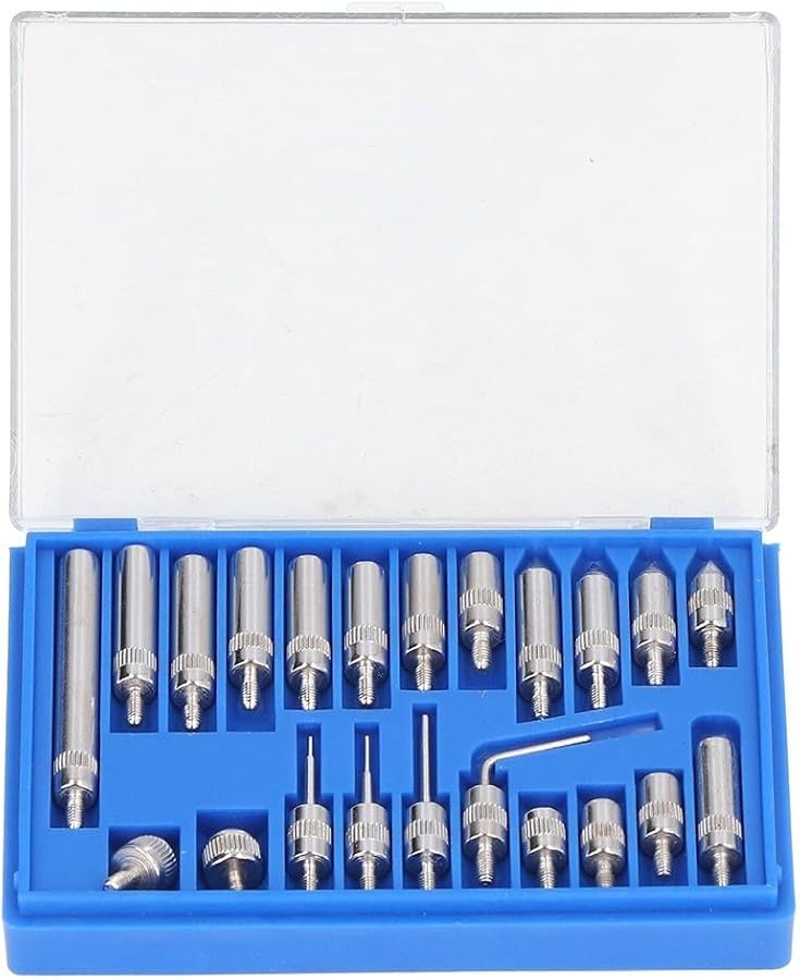 Carbide Dial Indicator Tips 22Pcs UNF 4 48 Threads with Blue Storage Box - Image 5