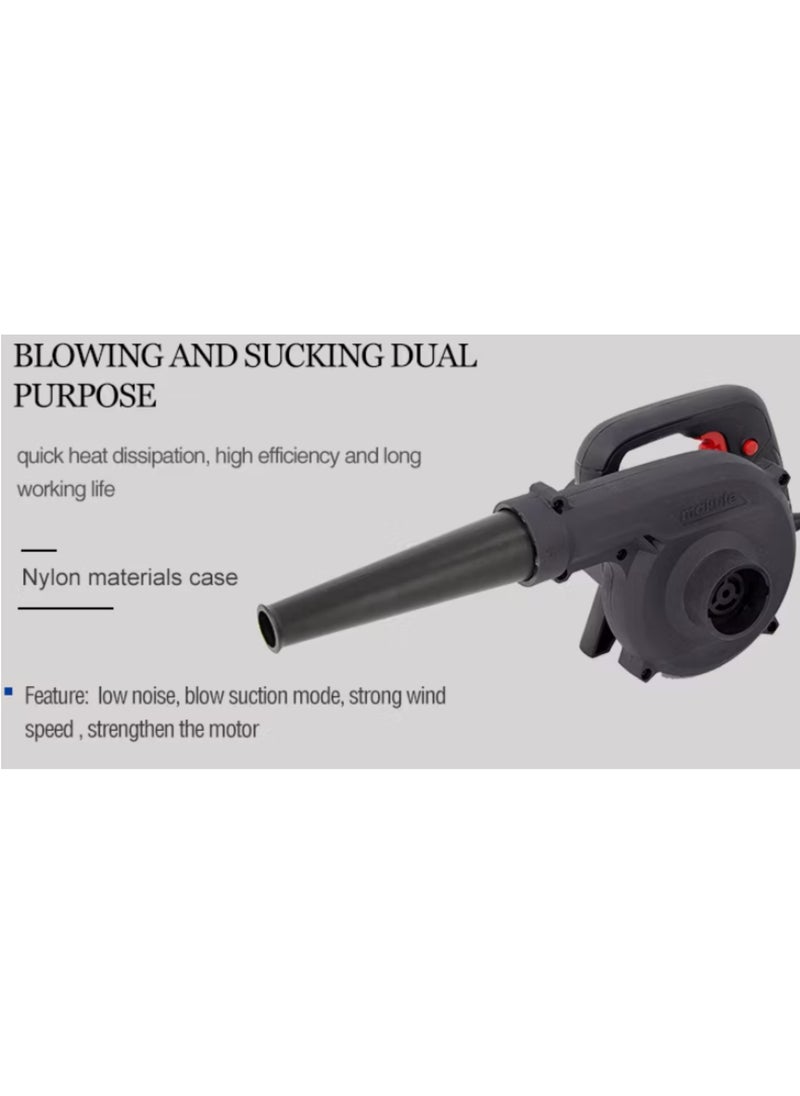 makute - Portable Electric Blower and Vacuum, 600W, 220-240V/110V, High-Speed 13,000 RPM, 2.3 m³/min Airflow for Dust and Debris Cleaning, PB007-V - Image 1