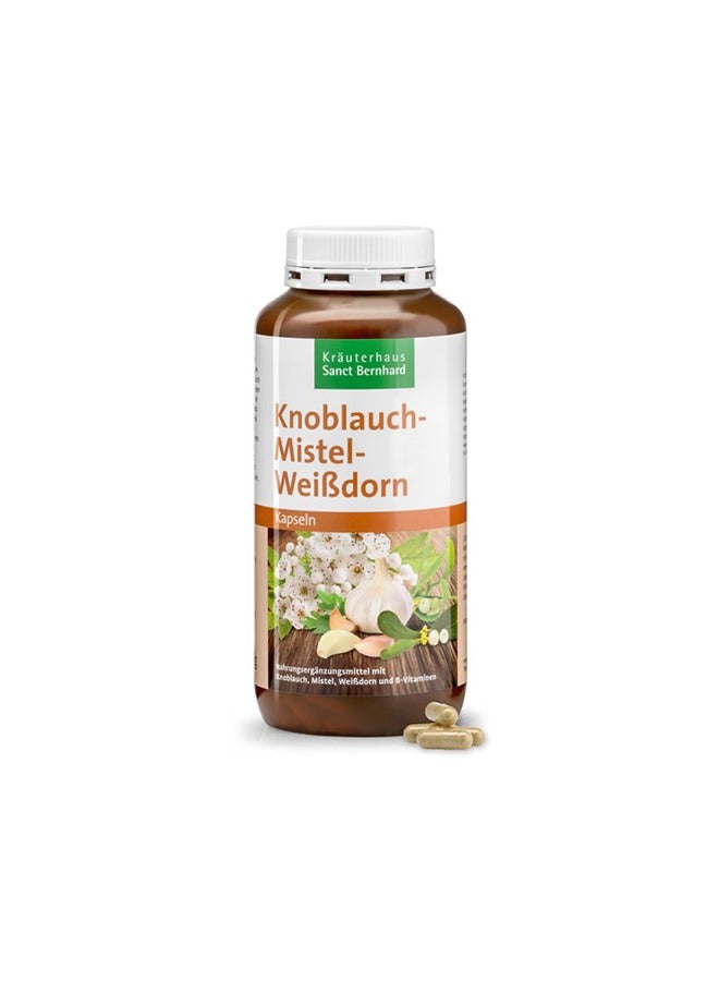 Sanct Bernhard Garlic Mistletoe Hawthorn Capsules - Image 1