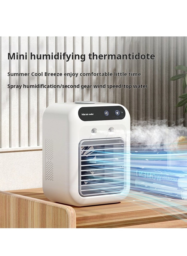 Generic Portable Air Cooler, Air Conditioner,Mini Humidifier Misting Fan With 500ml Tank  - Image 1