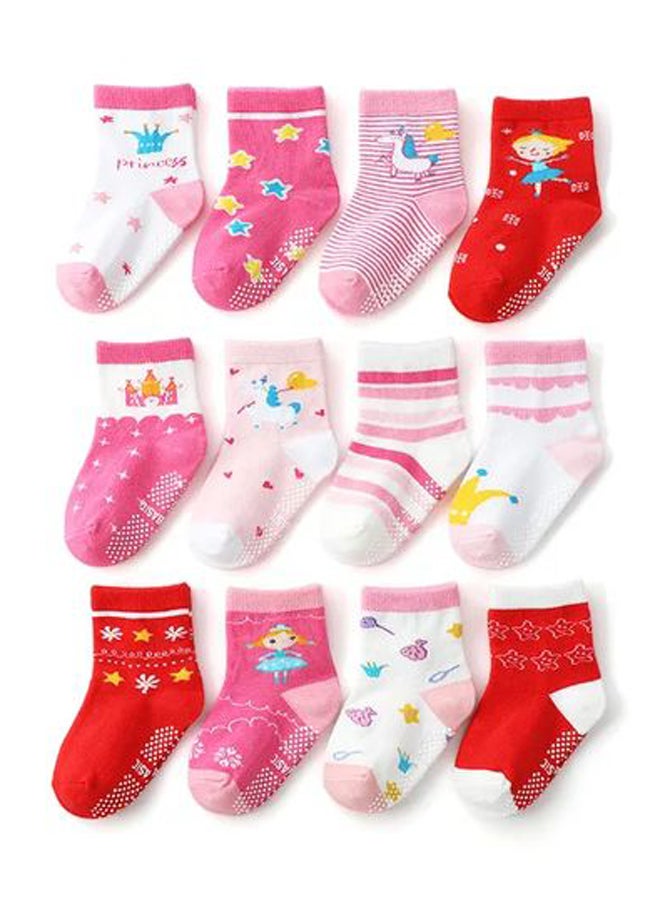 Set of 12 Ankle Socks for Kids - Comfortable & Stylish - Image 1