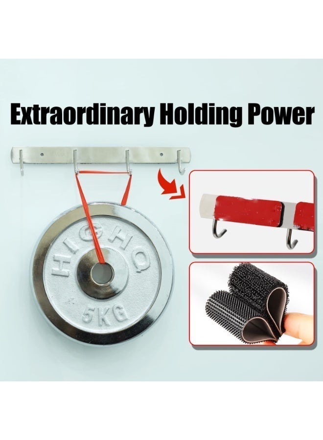 OSHIMA 20 Sets Heavy Duty Hook and Loop Strips, Velcro Tape, No Residue, Heat and Cold Resistant, Suitable for Car Floor Mats, Home, and Office (25 * 70 mm) - Image 3