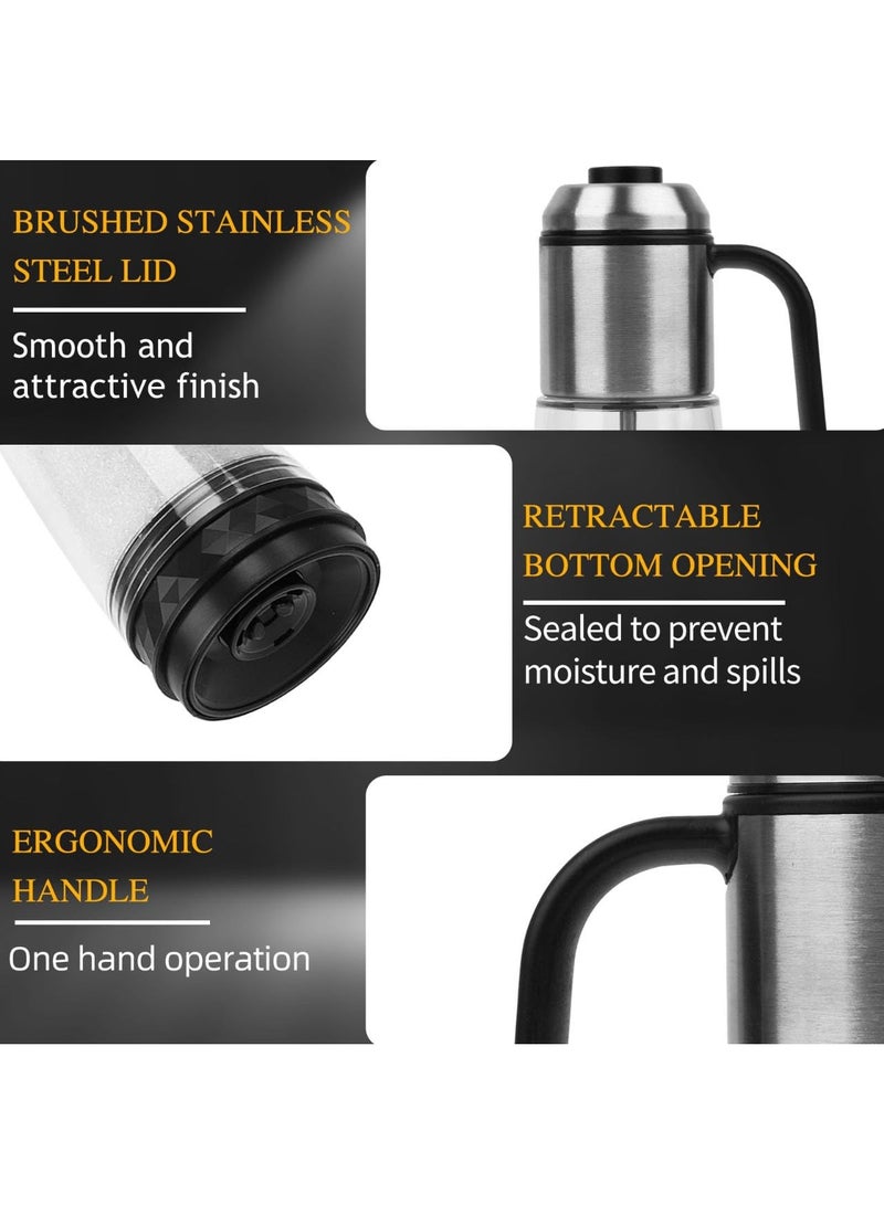 KASTWAVE Salt and pepper shakers - premeasured salt shaker - 1/8 tsp (0.5g) per press - spice shaker with stainless steel lid, perfect for any powdered spices by Winstar Home Gear - Image 4