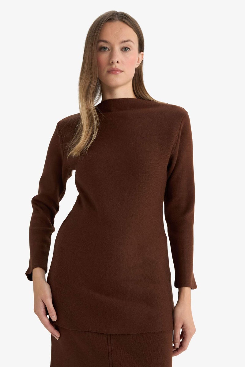 DeFacto Knitwear Boat Collar Tunic - Image 3