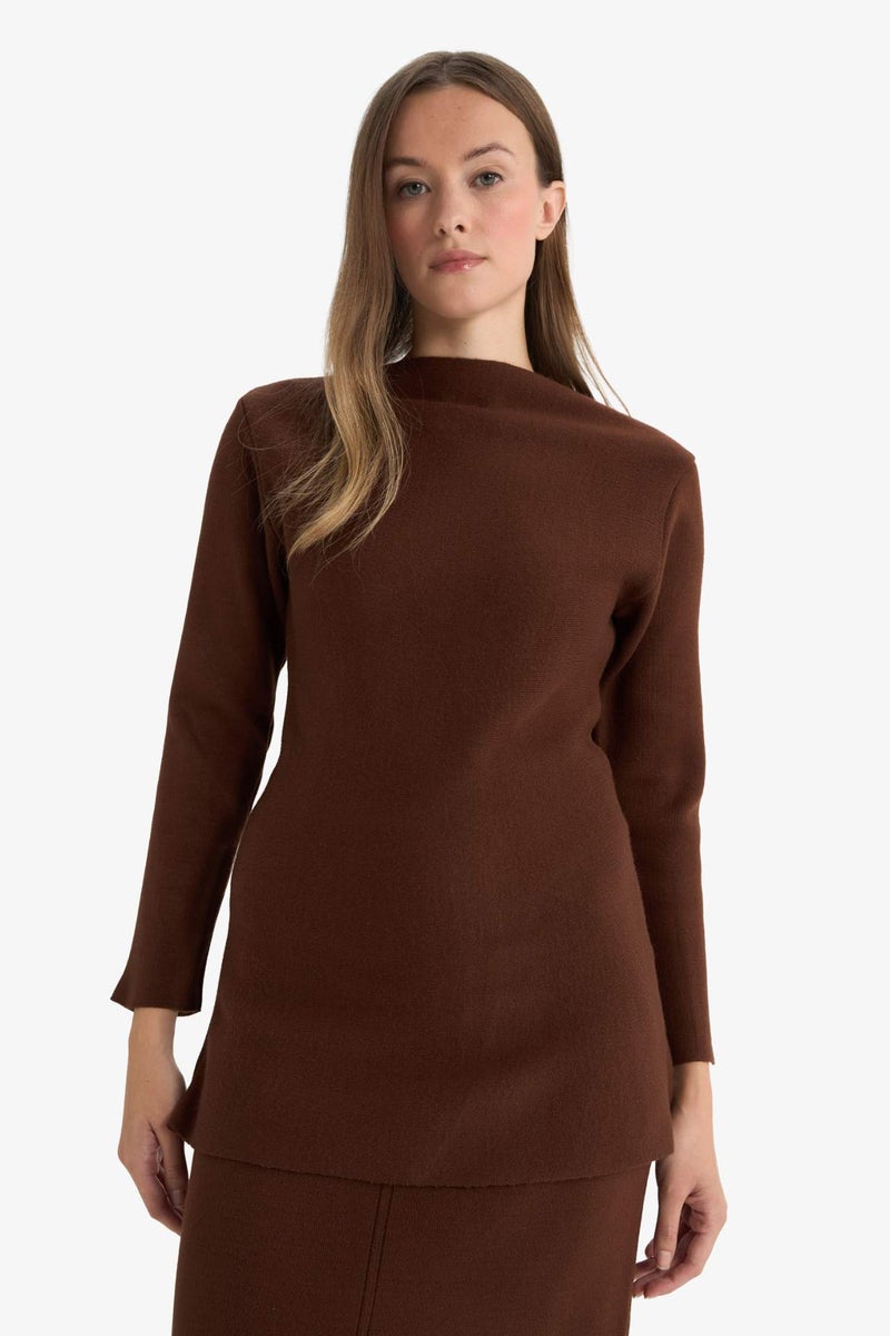 DeFacto Knitwear Boat Collar Tunic - Image 4