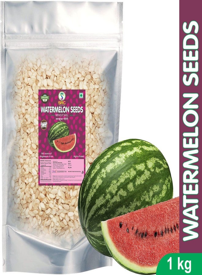 SRC CREATIONS Watermelon Seeds (without Shell) 1 Kg Pouch Packing - Image 2