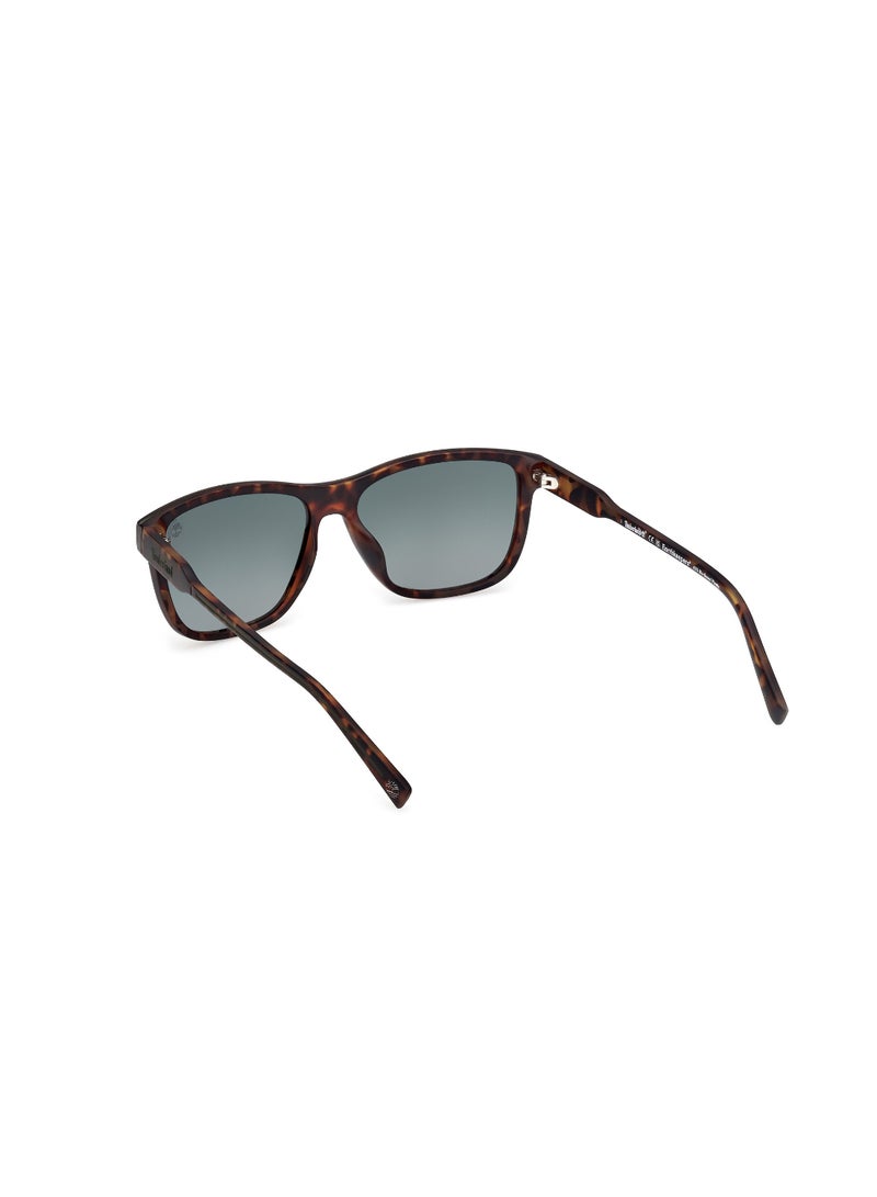TIMBERLAND FULL RIM MALE RECTANGULAR BROWN INJECTED SUNGLASSES - Image 3
