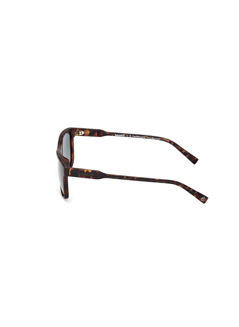 TIMBERLAND FULL RIM MALE RECTANGULAR BROWN INJECTED SUNGLASSES - Image 2