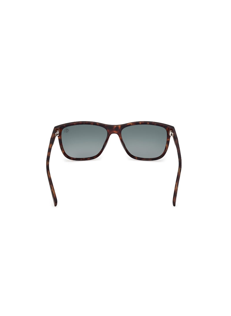 TIMBERLAND FULL RIM MALE RECTANGULAR BROWN INJECTED SUNGLASSES - Image 4