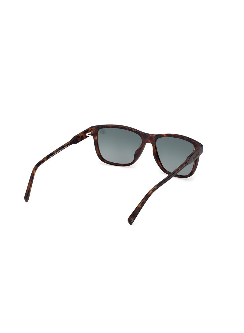 TIMBERLAND FULL RIM MALE RECTANGULAR BROWN INJECTED SUNGLASSES - Image 5