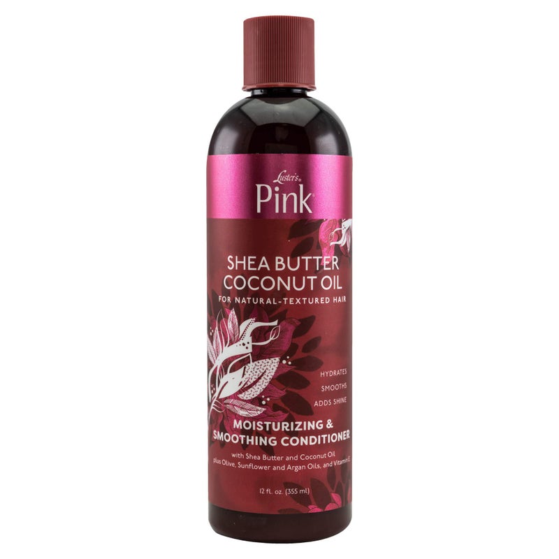 Luster's Pink Shea Butter Coconut Oil Moisturizing & Smoothing Conditioner, 12 oz