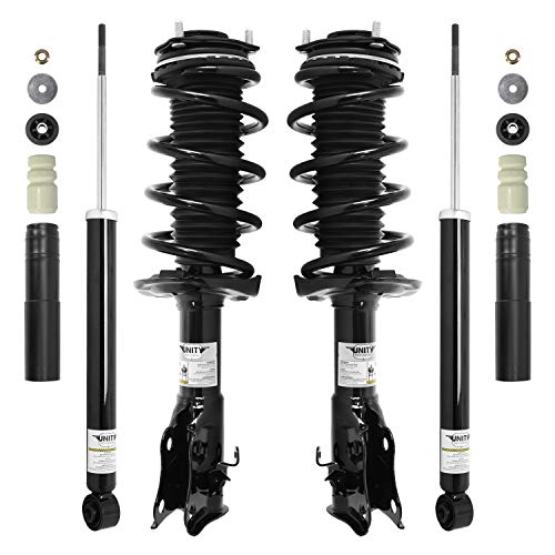 Unity 4-11813-253040-001 Front and Rear 4 Wheel Complete Strut Assembly with Gas Shock Kit - Image 1