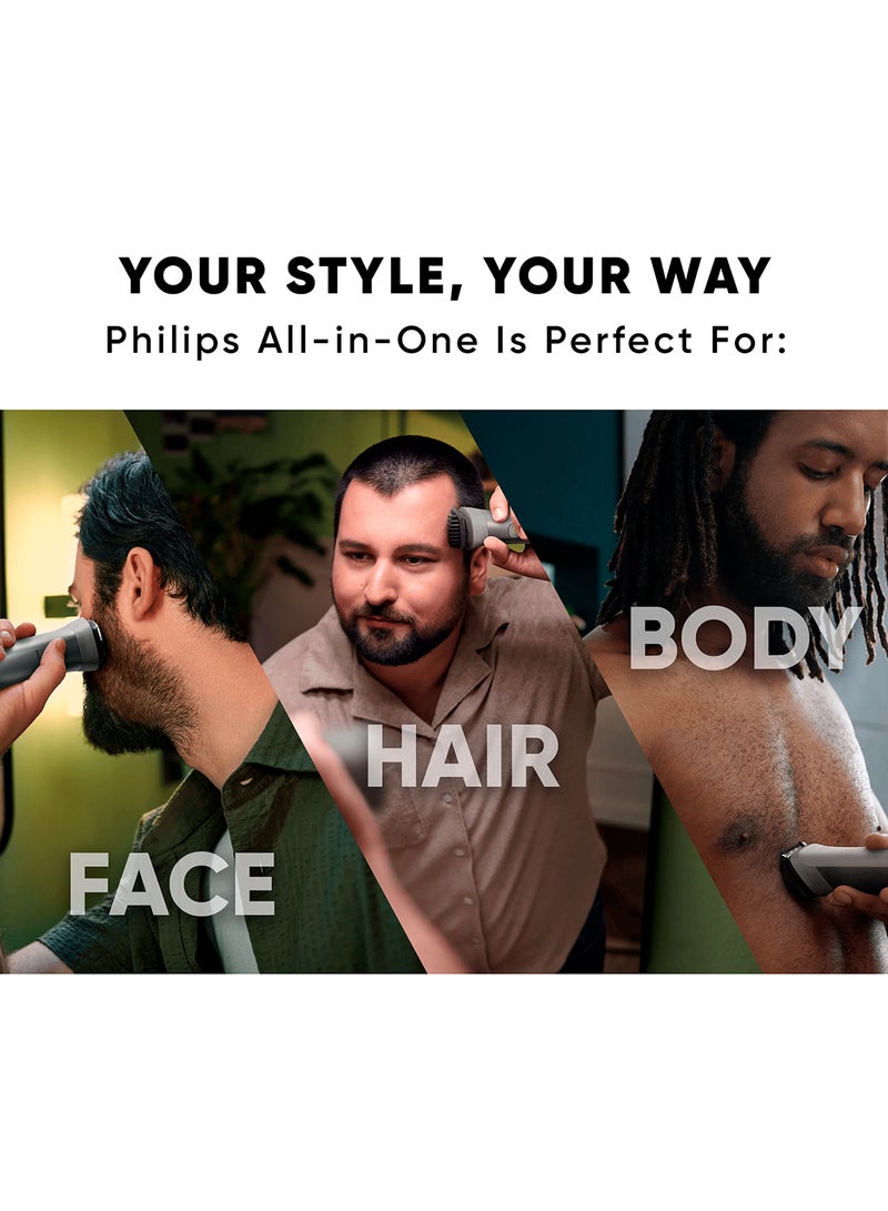 Philips Shaver Series 5000 All-in-One Electric Trimmer For Men - Image 3