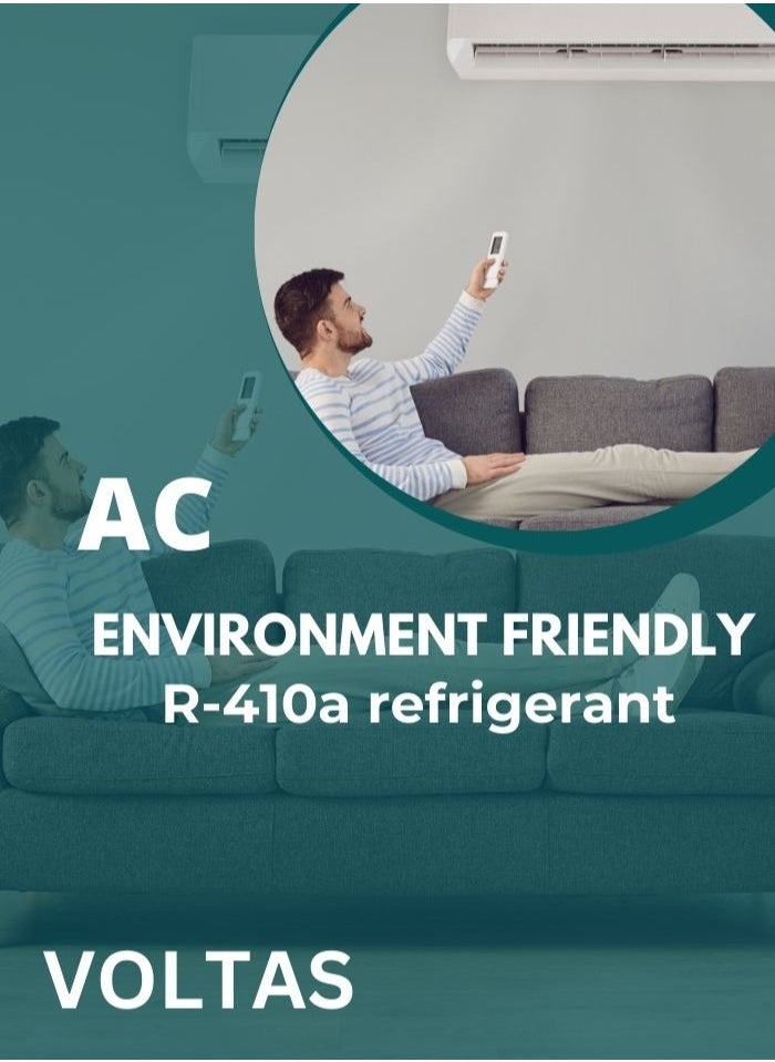 Voltas 2.5 Ton Split AC with Rotary Compressor, High Ambient Cooling, R410A Refrigerant, and Intelligent Features - VST30CR-DR23