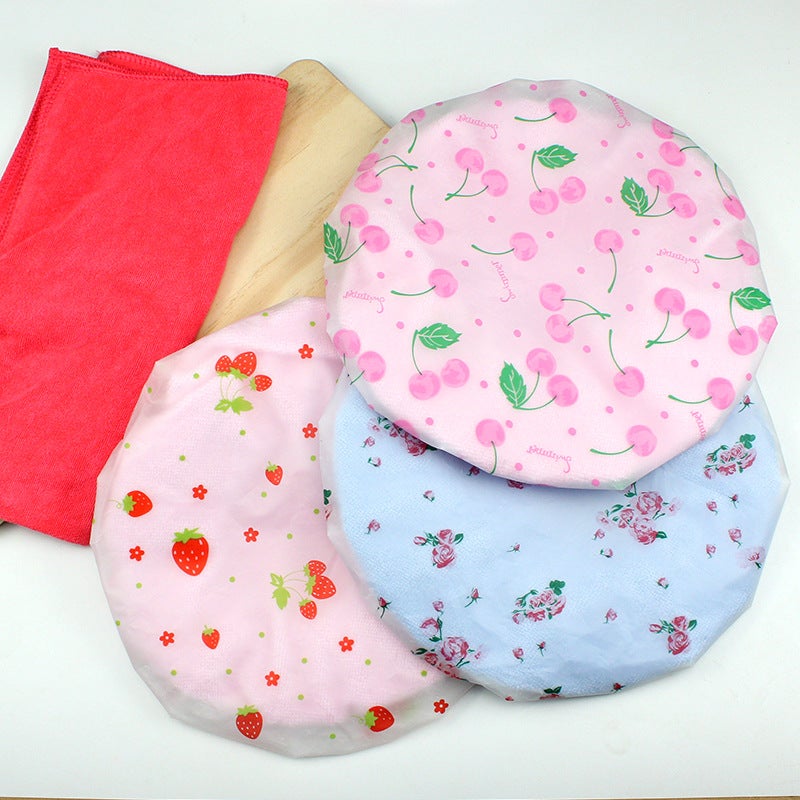 Yaling 9903 Double Color Shower Cap Fast Dry Hair Hat Waterproof Shower Cap Women'S Thickened - Image 2