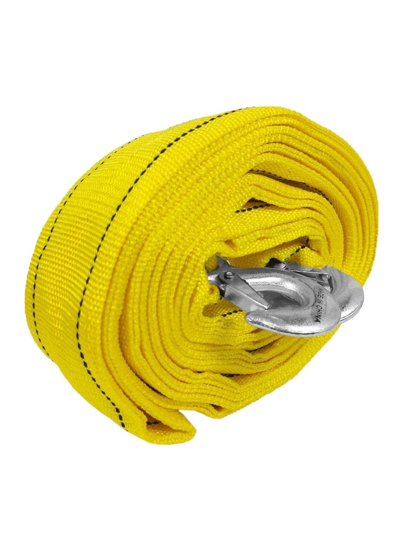 3XR Heavy-Duty Tow Rope 5 Meter, 8 Ton Capacity, Premium Nylon Material with Durable Metal Hooks for Vehicle Recovery 6716 - Image 2