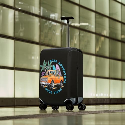 HYPER VENTURE Washable Luggage Cover - Fashion Suitcase Protector Fits 31-32 Inch Luggage (Road Adventure, XL) - Image 2