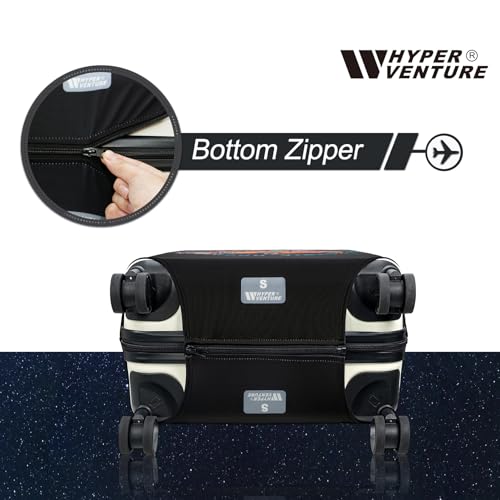 HYPER VENTURE Washable Luggage Cover - Fashion Suitcase Protector Fits 31-32 Inch Luggage (Road Adventure, XL) - Image 4