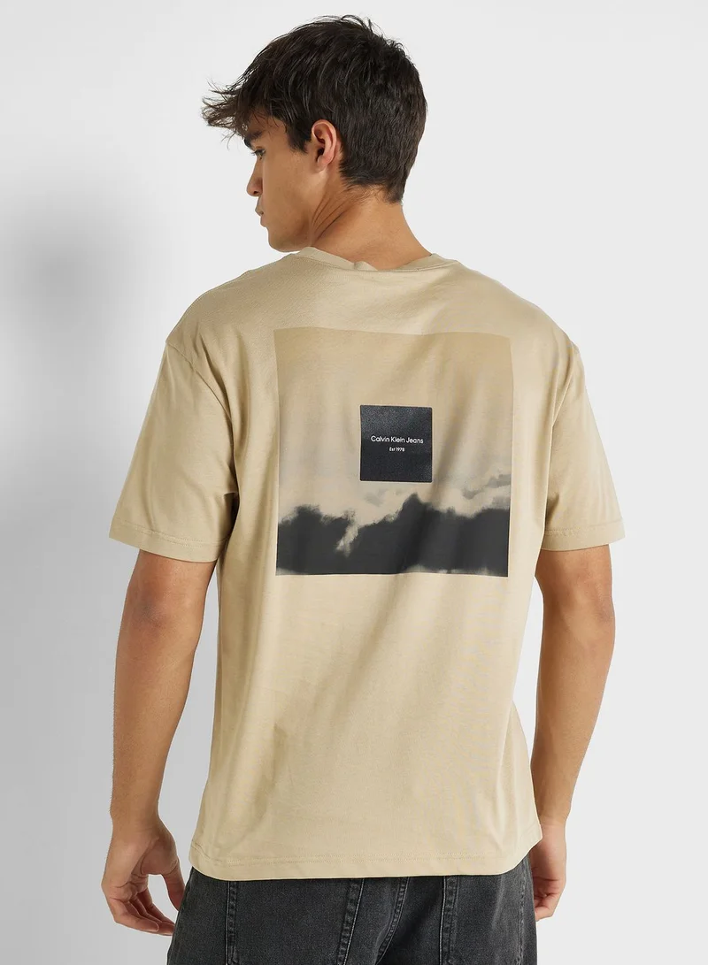 Calvin Klein Jeans Graphic Crew Neck T-Shirt