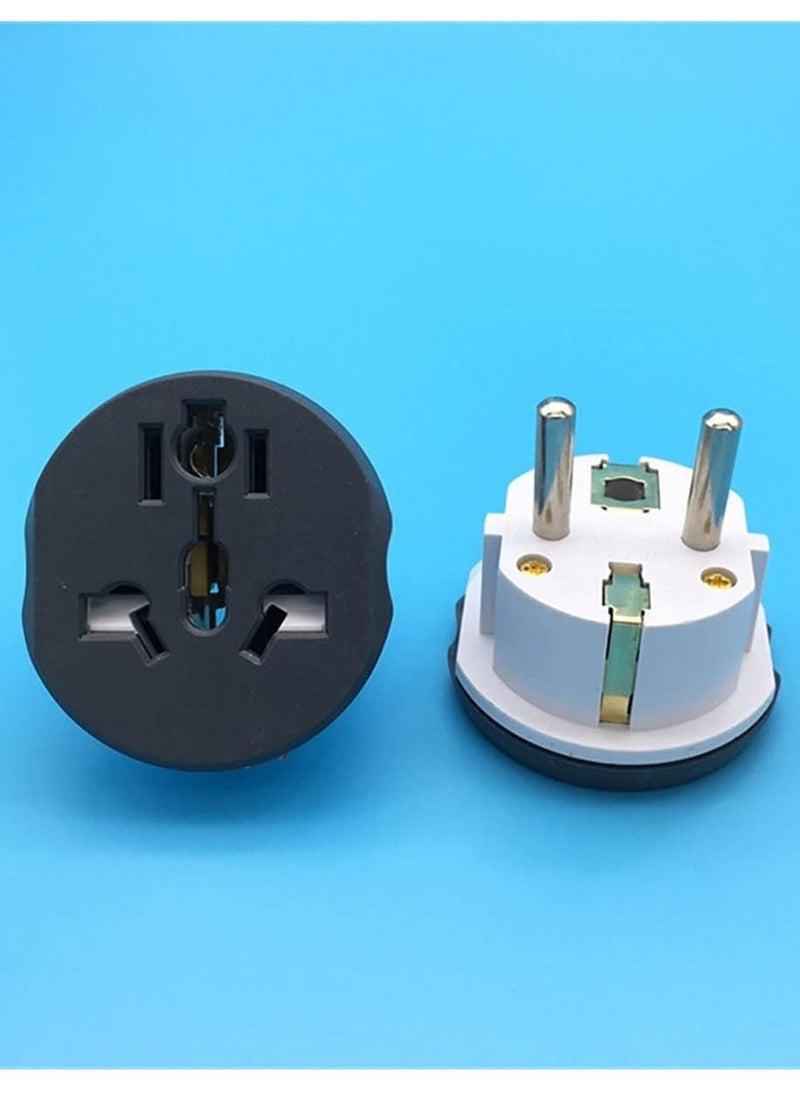 Travel Adapter 16A US Australia UK to EU Germany AC Plug Travel Conversion Plug EU Plug Adapter 5 Pieces