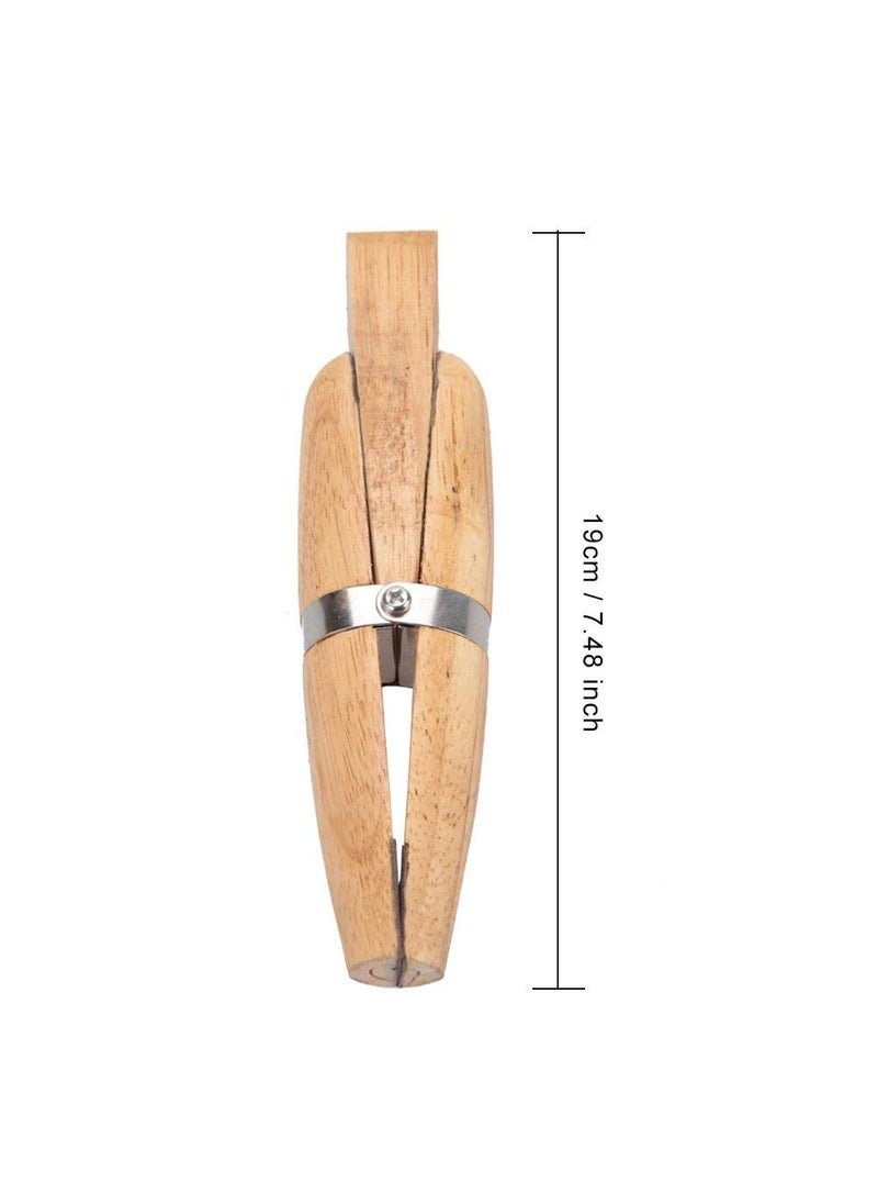 Semme Jewelry Clamp,Ring Clamp Wooden, Jewelers Holder Jewelry Making Benchwork Professional Hand Toolfor Polishing and Repairing Rings Vice With Wedge Lock  - Image 2