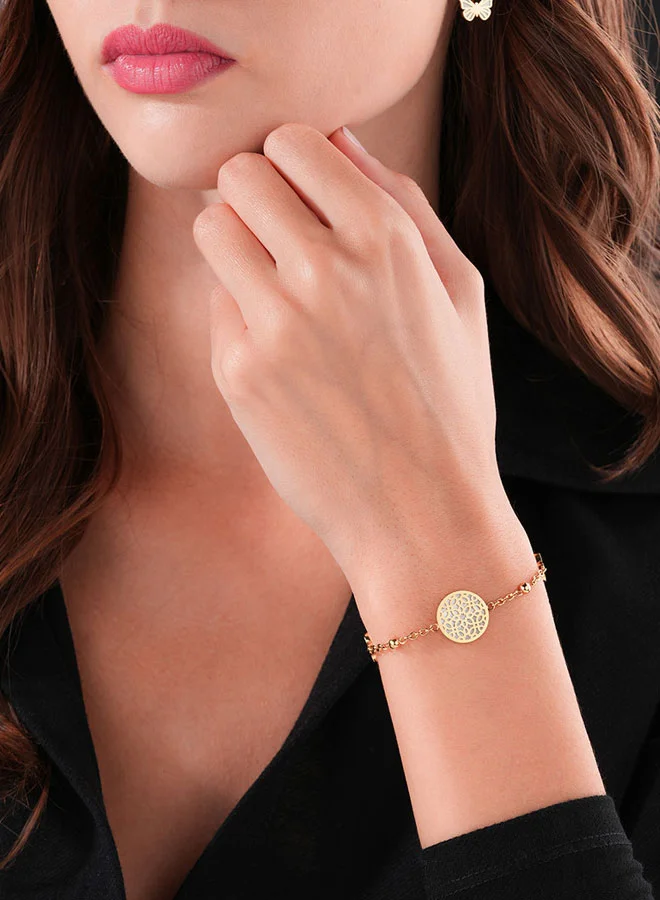 CERRUTI 1881 Arabesque.4 Gold Ladies Bracelet Exquisite and Unique Jewelry