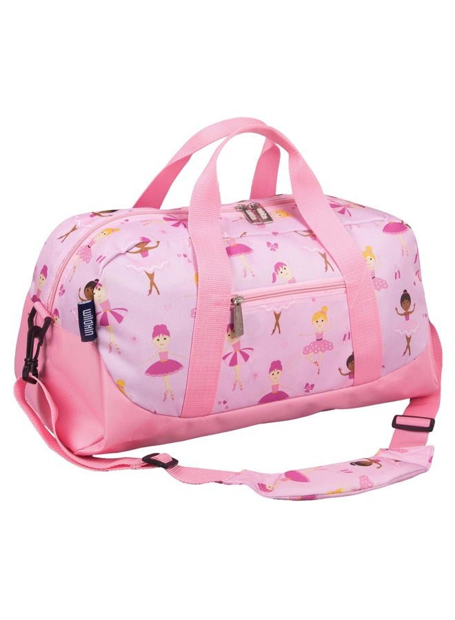 Wildkin Kids Overnighter Duffel Bag – Carry-On Size, Ideal for School & Sleepovers, Ballerina - Image 1