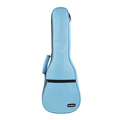 CLOUDMUSIC Ukulele Case Gig Bag Padded Backpack For Soprano 21" Inch(Soprano, Sky Blue) - Image 2