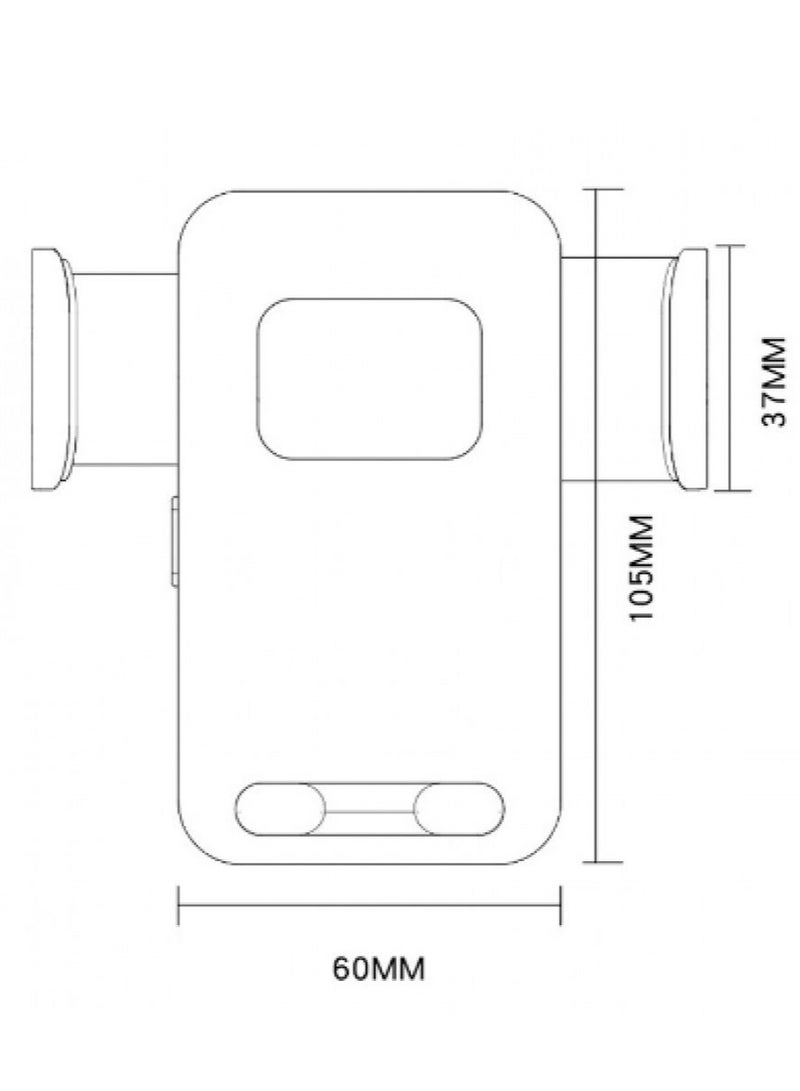 يسيدو حامل سيارة YSIDO C163 أسود - Image 4