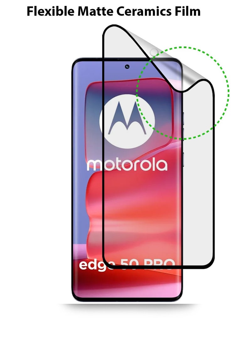Techie حماية شاشة مات سيراميك لموتورولا إيدج 50 برو 5G - Image 4