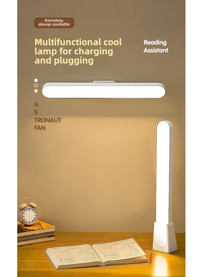 Magnetic Led Cool Death Lamp Desktop Remote Control Reading Lamp Learning Special Charging And Inserting Dual-purpose Eye Protection Desk Lamp-Color:Remote Control Model (three Levels Of Dimming Color + Remote Control)  - Image 1