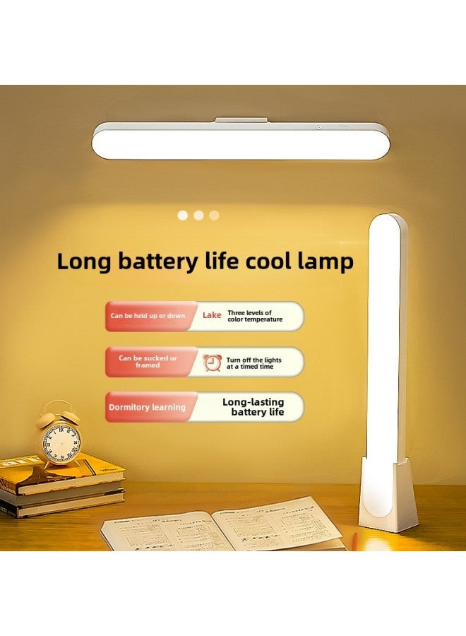 Magnetic Led Cool Death Lamp Desktop Remote Control Reading Lamp Learning Special Charging And Inserting Dual-purpose Eye Protection Desk Lamp-Color:Remote Control Model (three Levels Of Dimming Color + Remote Control)  - Image 2