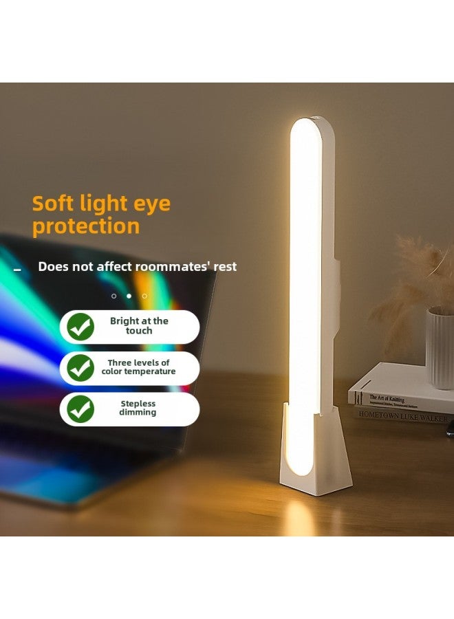 Magnetic Led Cool Death Lamp Desktop Remote Control Reading Lamp Learning Special Charging And Inserting Dual-purpose Eye Protection Desk Lamp-Color:Remote Control Model (three Levels Of Dimming Color + Remote Control)  - Image 3