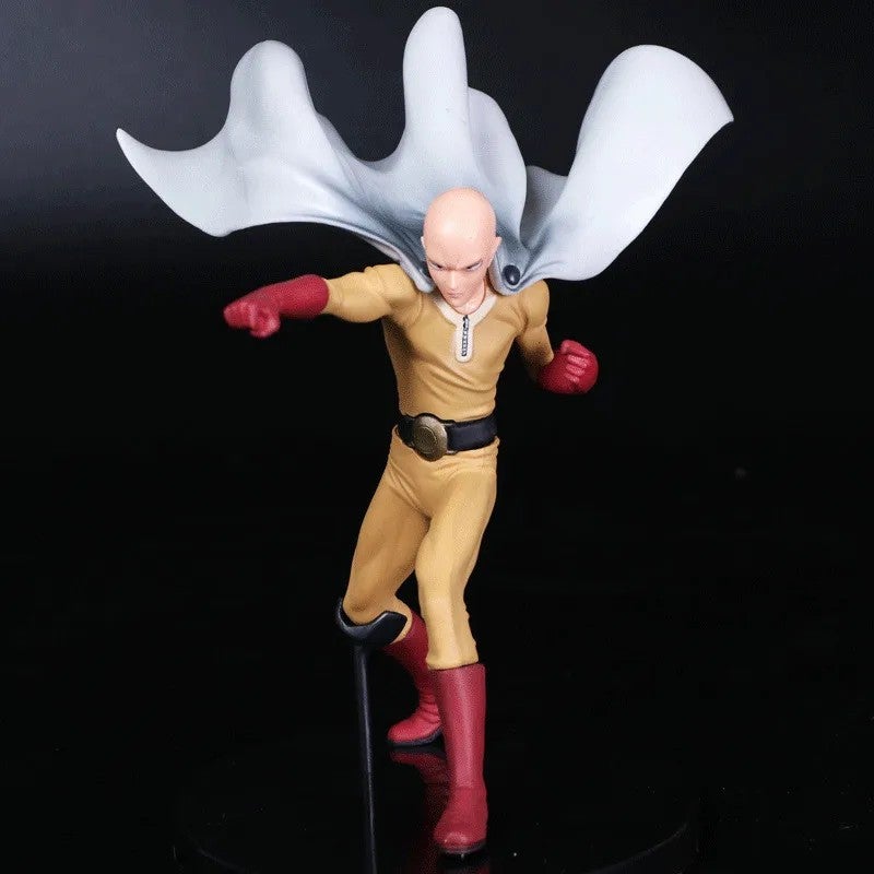 Bluejw 14CM Anime Figure ONE PUNCH-MAN Saitama Fighting Standing Figure Toy PVC Peripheral Collectible Small Sculpture Table Decoration - Image 3