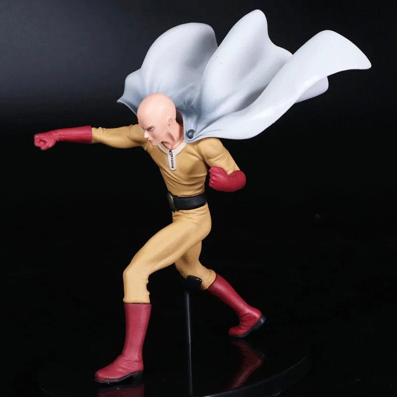 Bluejw 14CM Anime Figure ONE PUNCH-MAN Saitama Fighting Standing Figure Toy PVC Peripheral Collectible Small Sculpture Table Decoration - Image 5